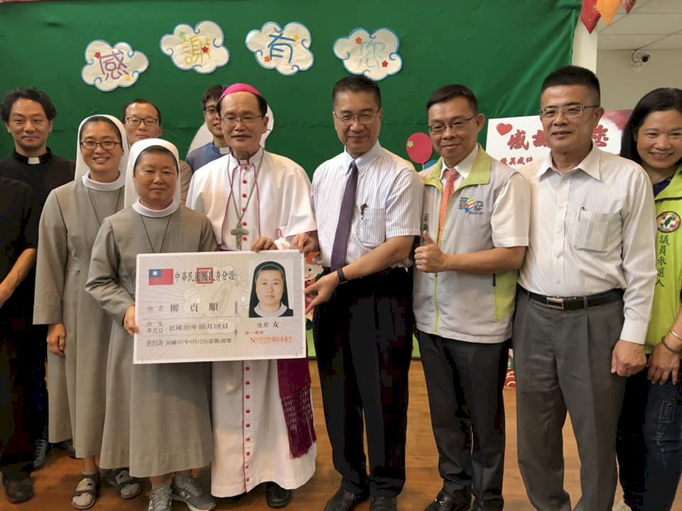來台關懷弱勢25年 韓籍修女柳貞順今獲身分證
