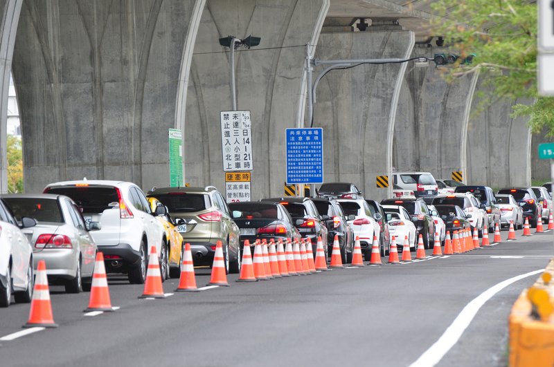 收假日國5北上湧車流 蘇花改交通順暢