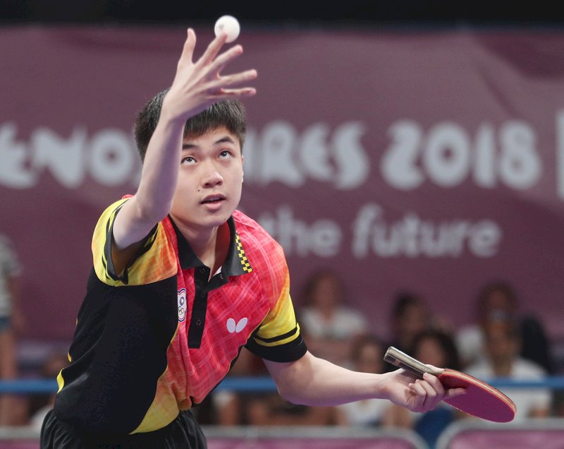 林昀儒不受棄賽插曲影響 青奧桌球團體晉四強