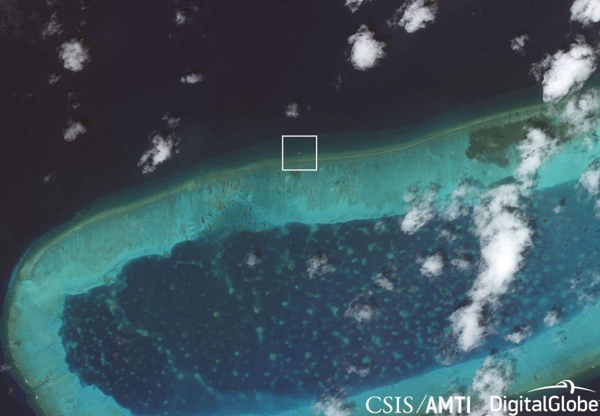 美智庫：中國在西沙群島浪花礁設置新平台