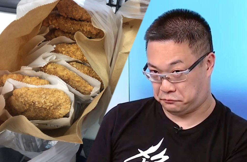 宅神兌承諾 高雄民眾排長龍領雞排