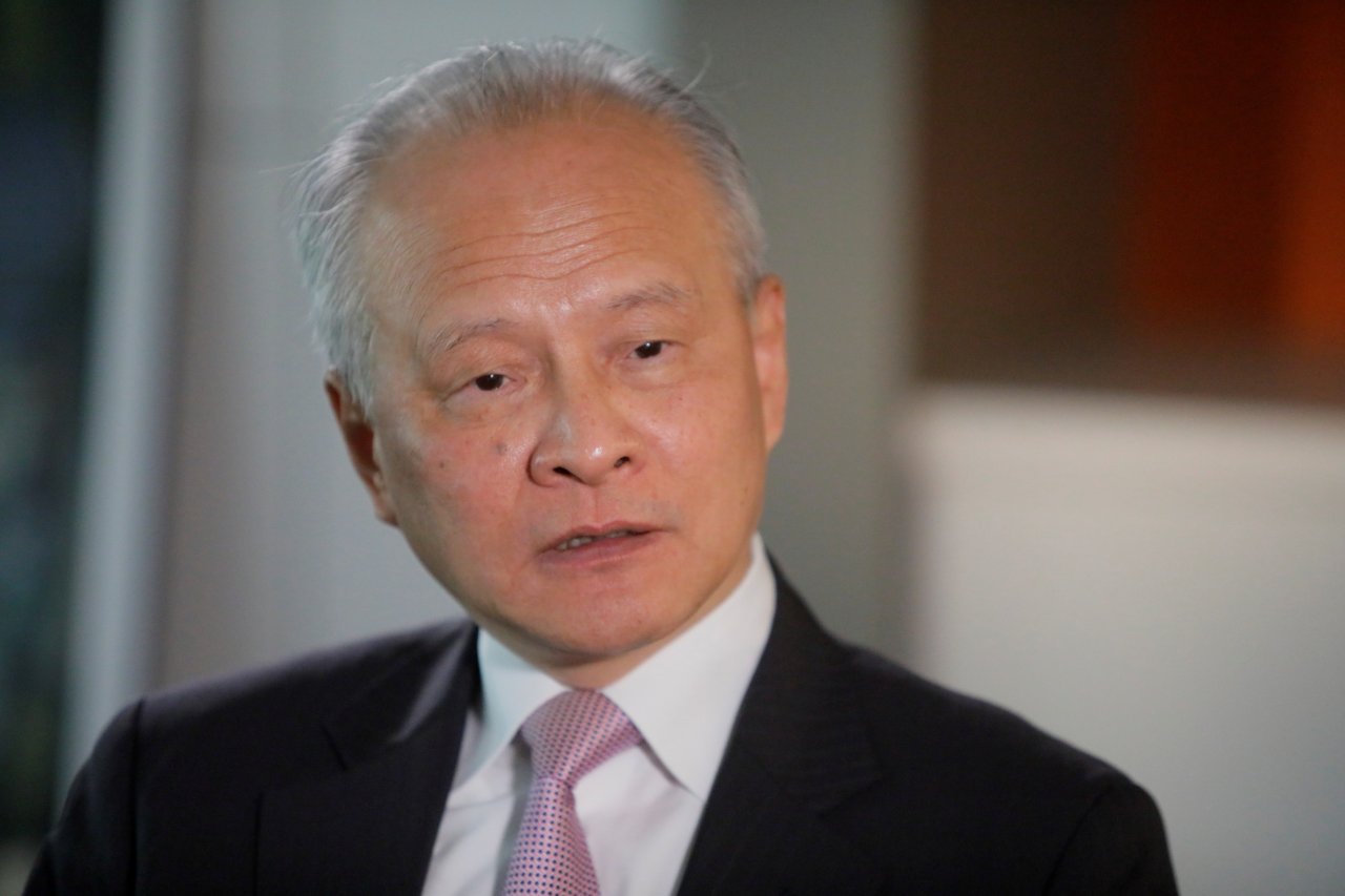 中國駐美大使崔天凱(Cui Tiankai) (路透社/達志影像)