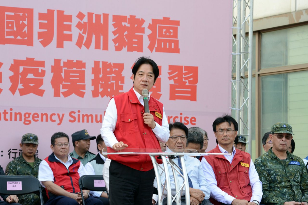 雲林禁廚餘養豬 賴揆:應接受農委會指揮防疫