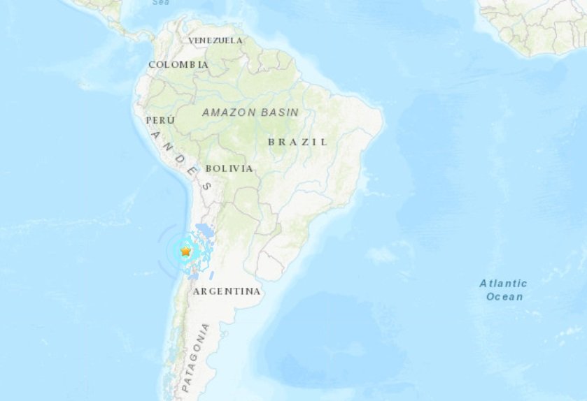 智利6.7地震來襲 首都聖地牙哥有感