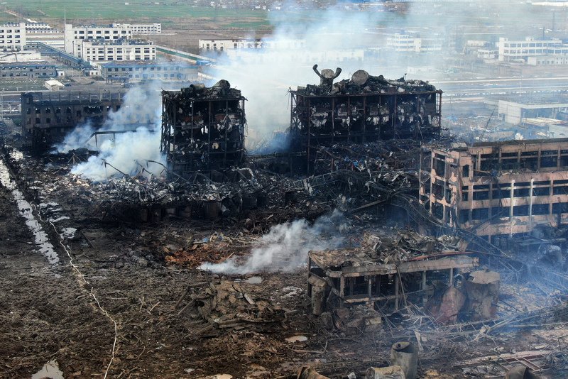 江蘇化工廠大爆炸　民眾質疑官方監管不力