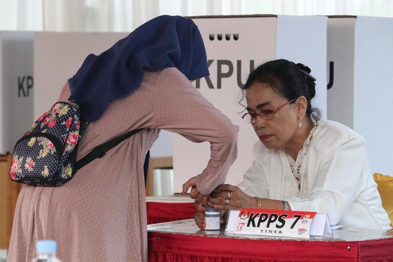 印尼大選投票結束