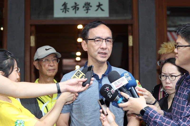 朱立倫：台灣走向民粹主義 但韓流台風不是