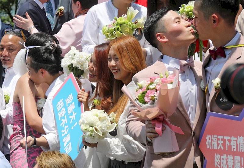 同婚讓台被世界看見 蘇揆：台灣是自由平等多元且包容的社會