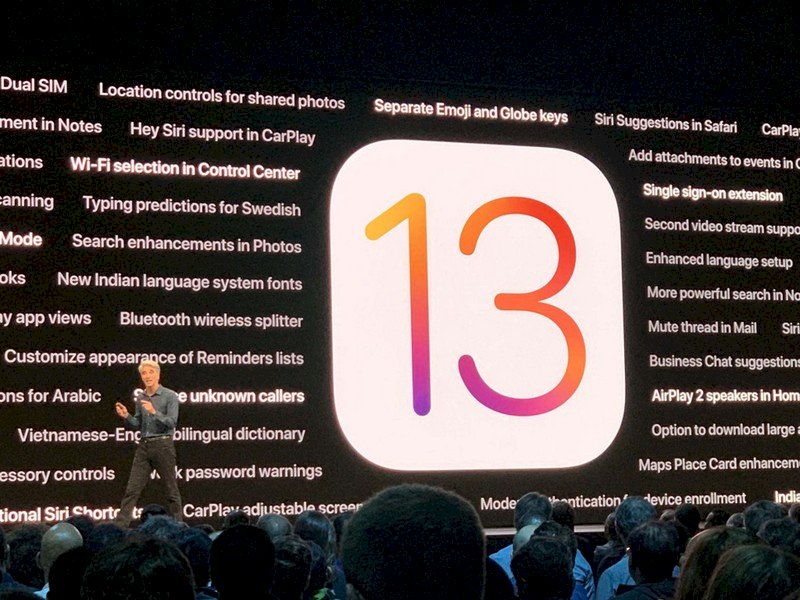 蘋果公司（Apple）3日在美國加州聖荷西舉行全球開發者大會（WWDC），發表內建深色模式的iOS 13作業系統，並新增強化隱私的功能、優化地圖服務。