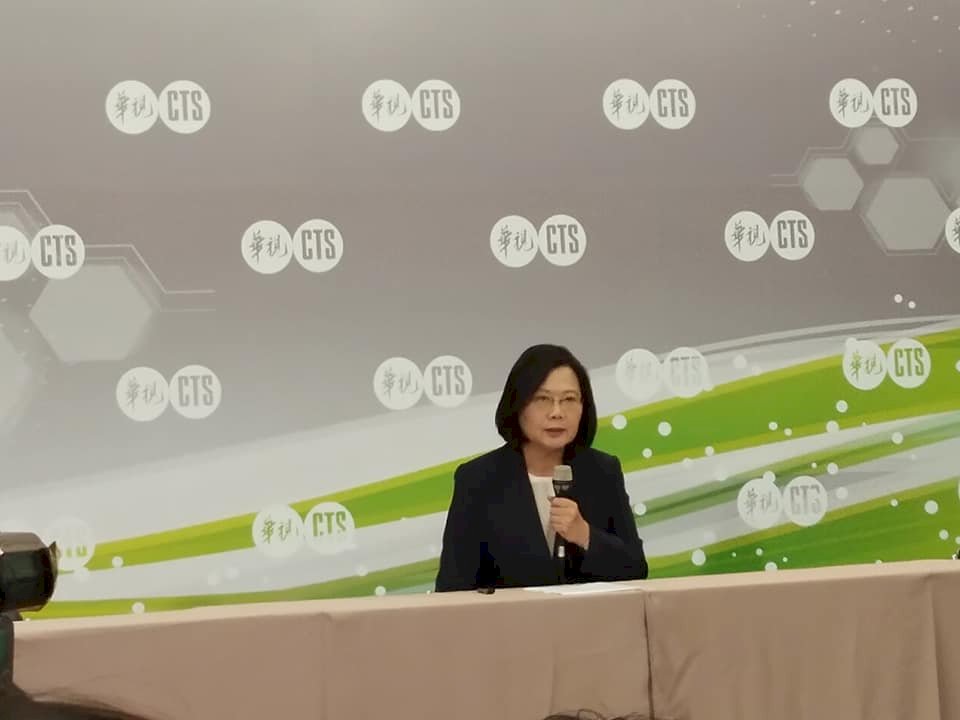 蔡總統：賴清德的未來式是就是蔡英文的現在進行式