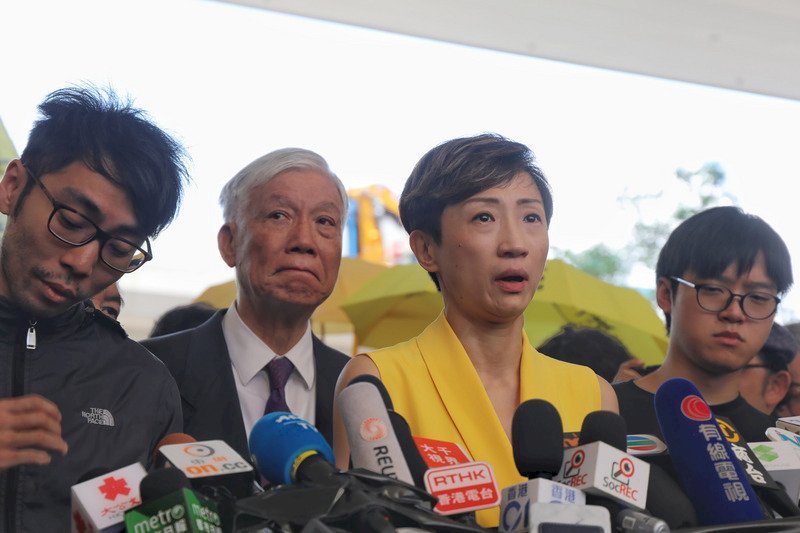 香港佔中案最後宣判 陳淑莊判刑8月緩刑2年