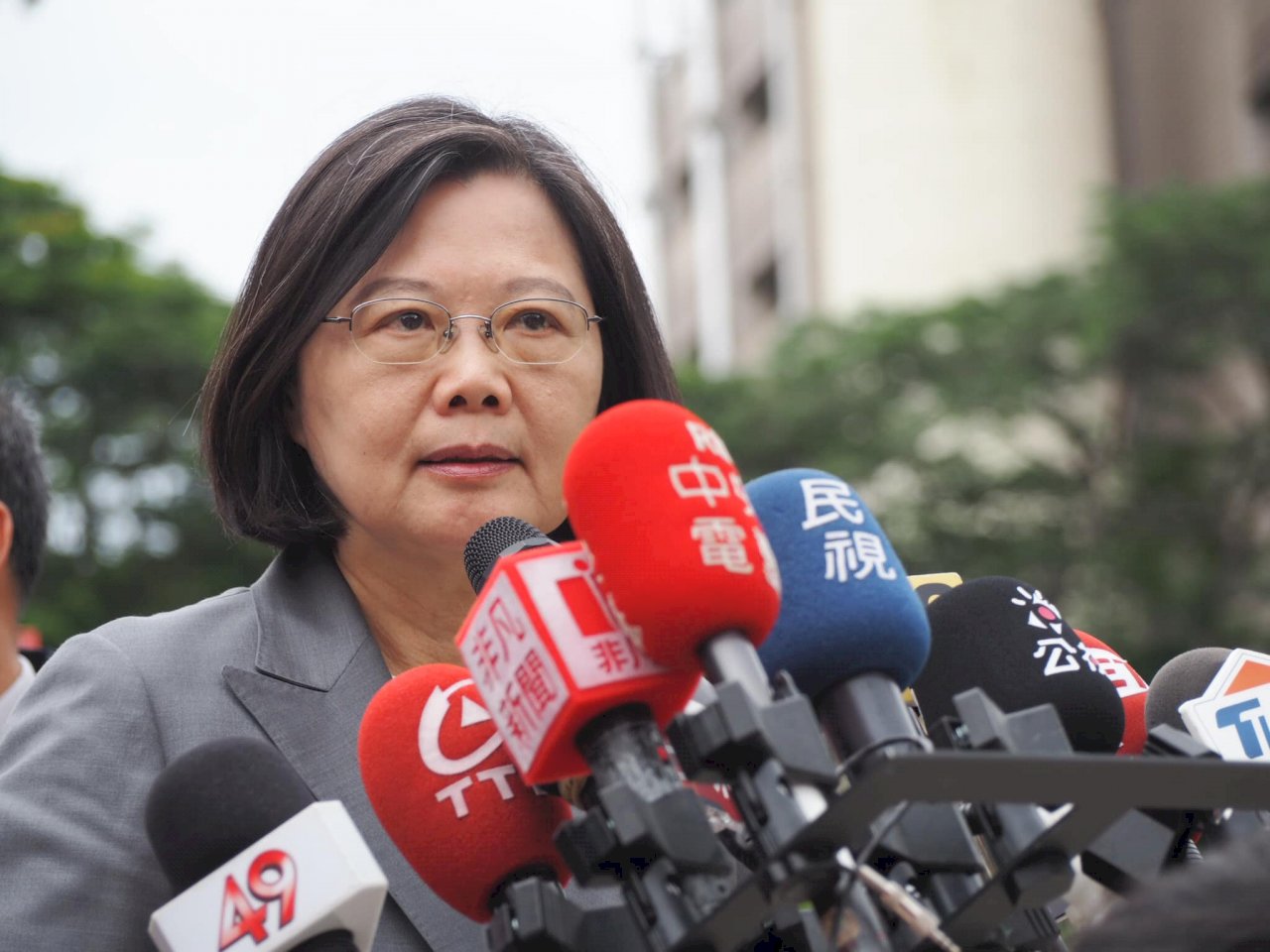挺香港追求自由 蔡總統：拒絕一國兩制
