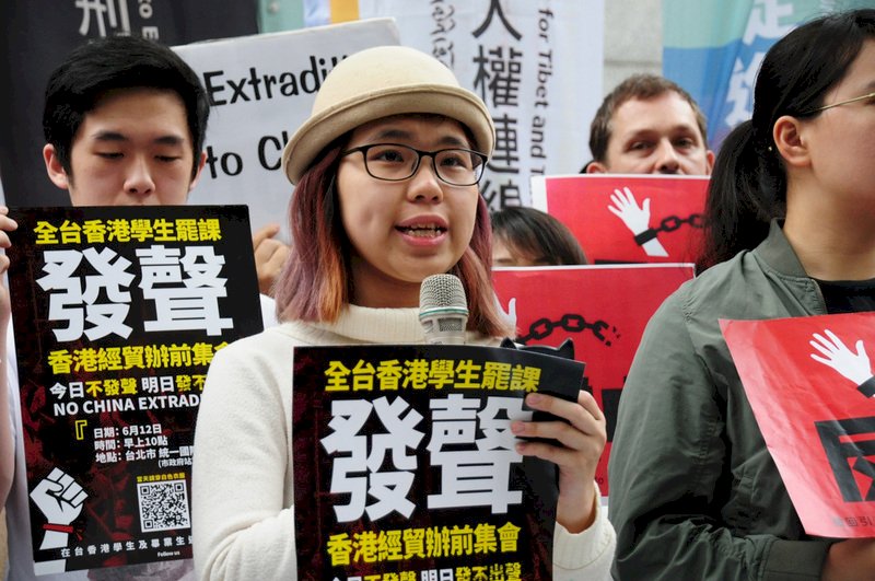 在台港生將入府陳情 蔡總統重申台灣不會是惡法幫凶