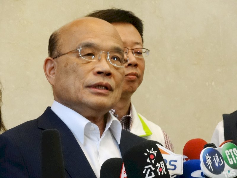力挺投審會駁回雙子星 蘇揆：嚴格把關國安 應肯定