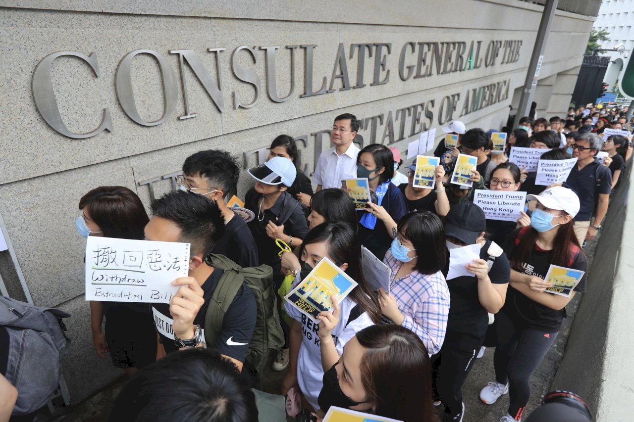 趁G20盼國際關注 港民赴19個總領事館遊行