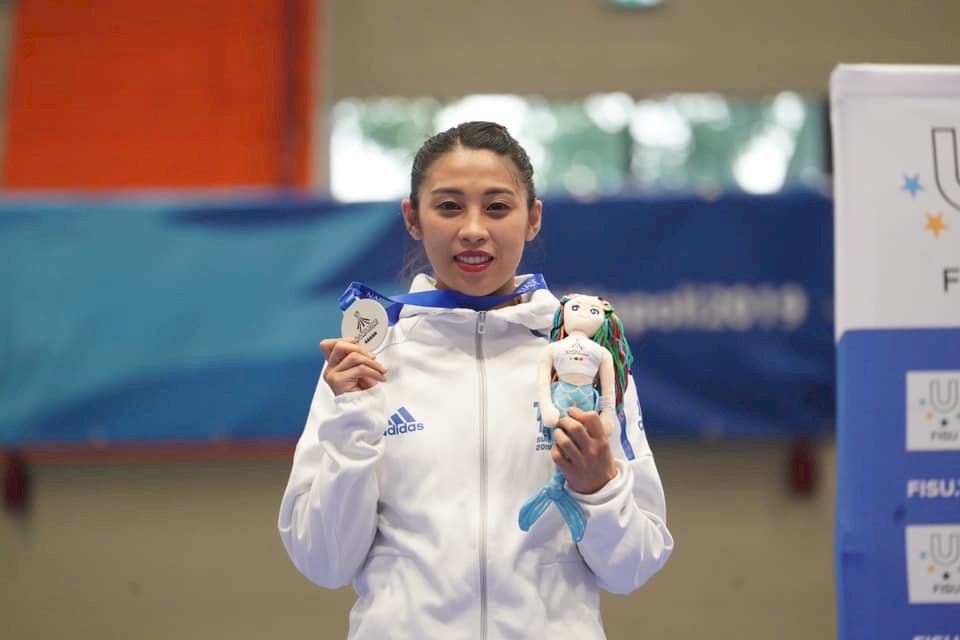 世大運跆拳道品勢 蘇佳恩女子個人賽奪銀