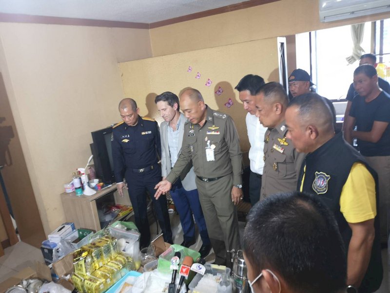 刑事局聯手泰美 曼谷破獲近百公斤毒品