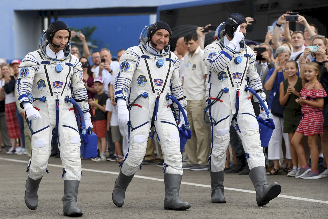 登月50週年 美義俄太空人升空飛往國際太空站