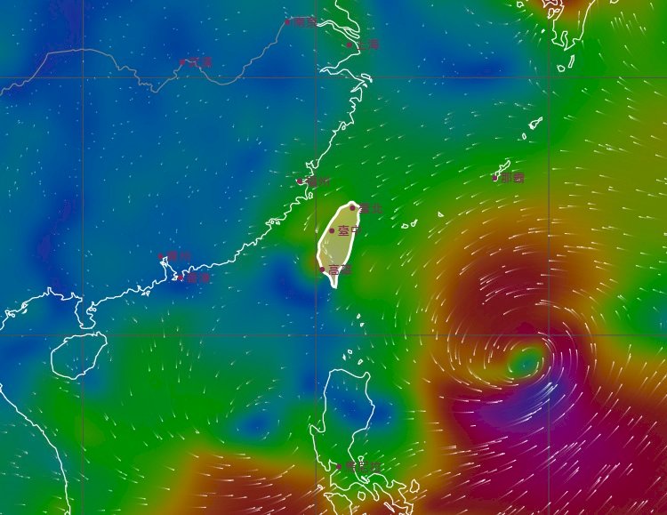 颱風利奇馬逼近 7日中午前後海警深夜陸警