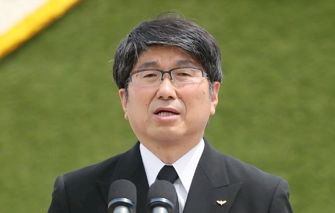 日本長崎市今天(9日)紀念遭受原子彈轟炸74週年，由市長田上富久宣讀和平宣言。(AFP)