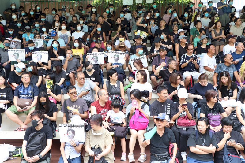 香港市民不理警方警告 反送中集會已開始