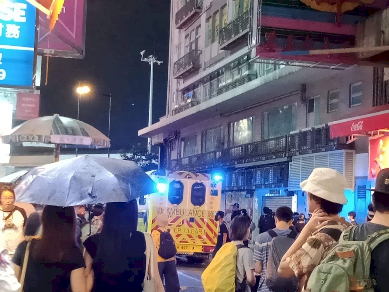 銅鑼灣衝突 1男子1記者受傷