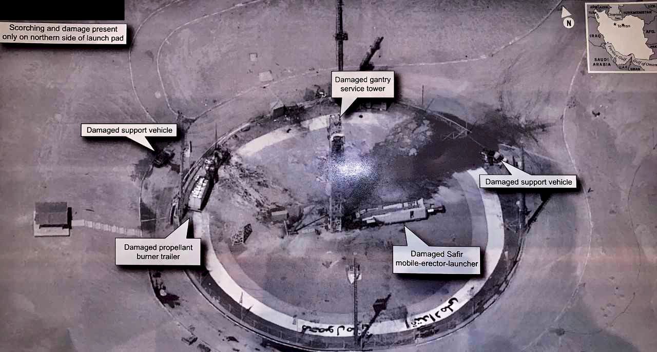 川普上傳伊朗衛星發射場照片 引發監控洩密疑慮