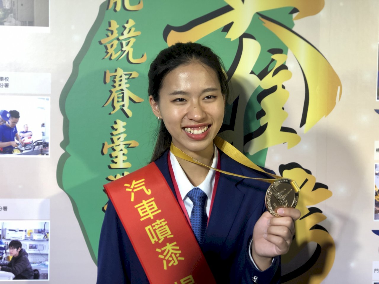 走過女廁少、家人反對困境 楊婷喻為台灣奪下第一面汽車噴漆金牌