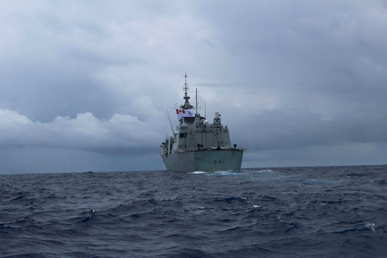 加拿大軍艦通過台海 國防部:全程掌握