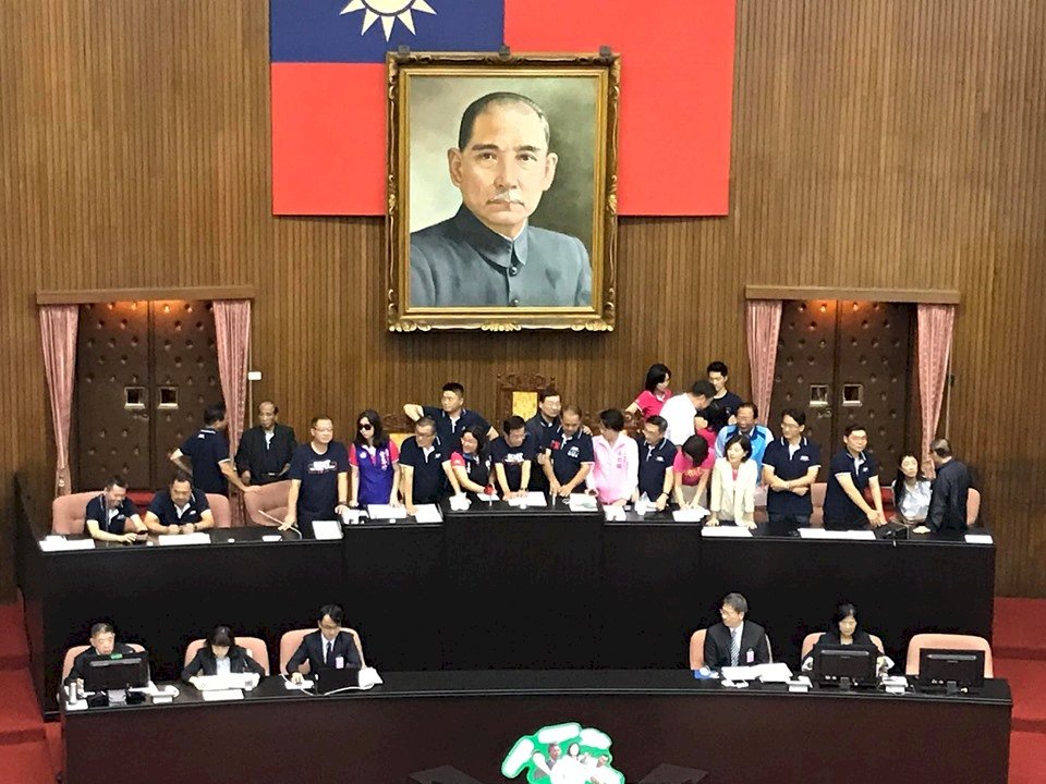 立法院開議日藍委杯葛  院會上午空轉