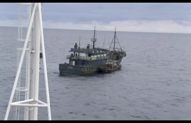 越界非法捕魚 俄扣押3艘北韓漁船及262名漁民