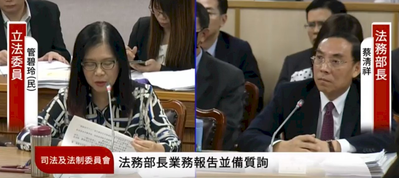 蔡清祥:檢察總長將召集檢警調 偵辦涉組織犯罪政黨