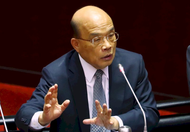 韓國瑜拋當選檢討一例一休 蘇揆：隨機喊喊
