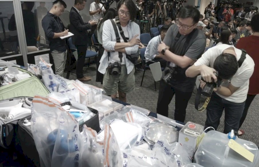 港警查獲爆炸裝置 疑涉反送中