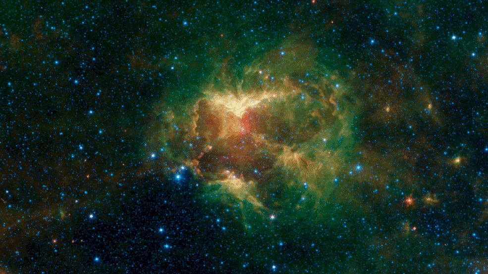 南瓜燈籠高高掛 NASA望遠鏡拍到萬聖節應景影像