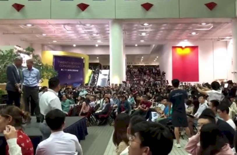 香港科大校長與學生對話 陸生與港生爆衝突