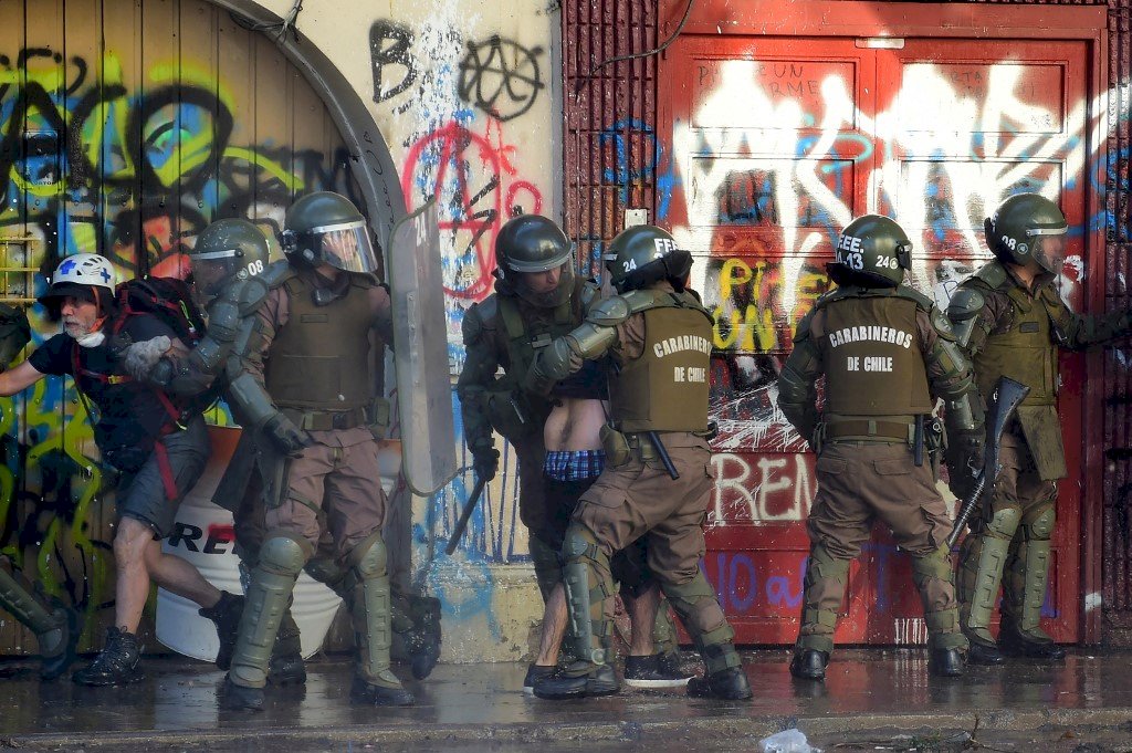 聯合國：智利警方以壓制手段回應民眾抗議