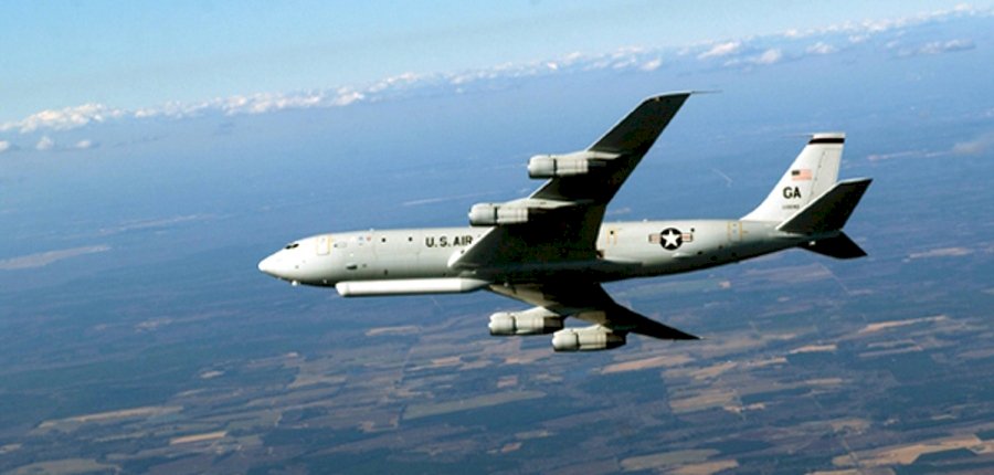 美軍主力偵察機E-8C「聯合星(J-STARS)」(圖:美國空軍)