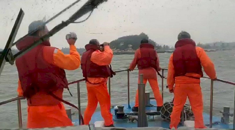 陸籍漁船金門馬山外海翻覆5人失蹤 兩岸聯合搜救