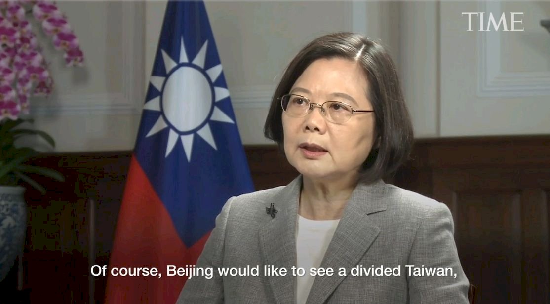 時代雜誌專訪 蔡總統:台灣人民需要堅定領導者