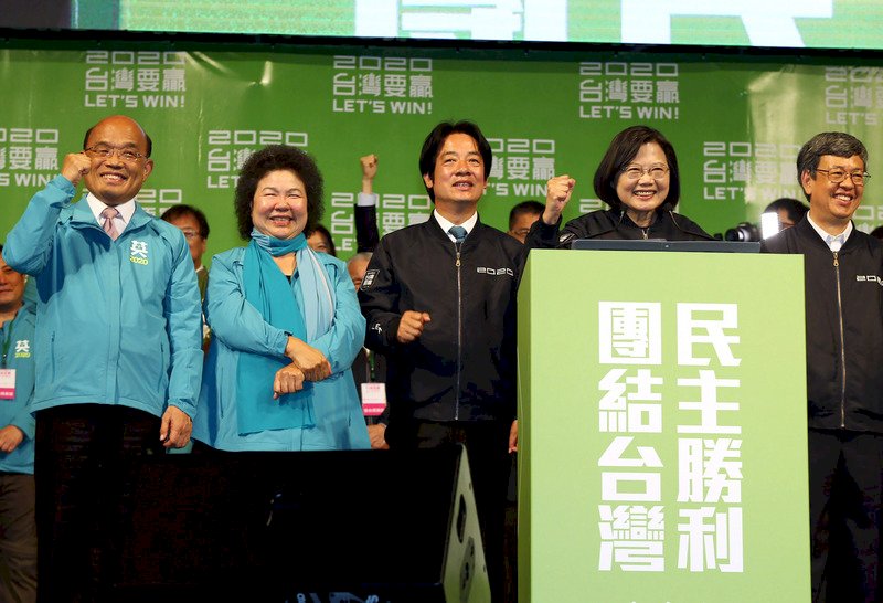 蔡總統連任 比媒：台灣選民抵抗中國