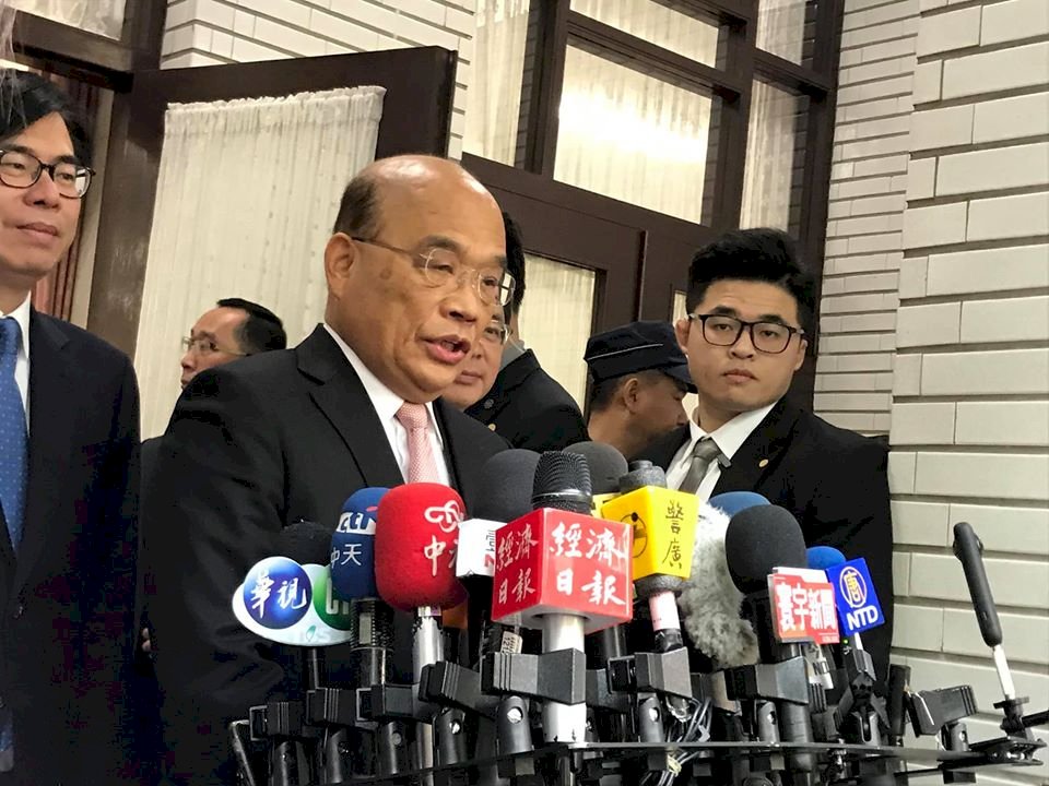 因應武漢肺炎 蘇貞昌：防疫、紓困、振興並進