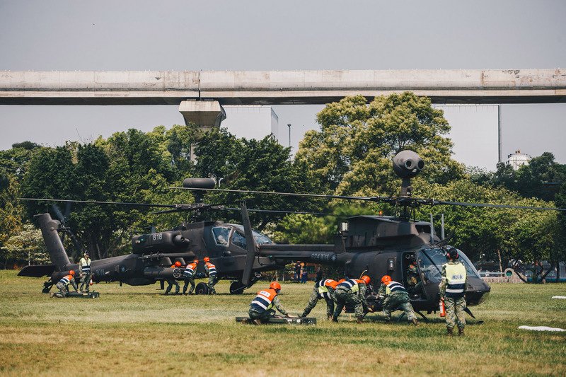 陸航特OH-58D訓練時重落地 人員平安