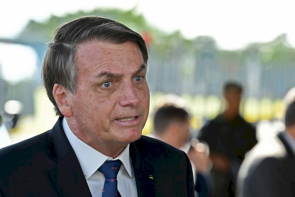 巴西總統波索納洛(Jair Bolsonaro)。(AFP)