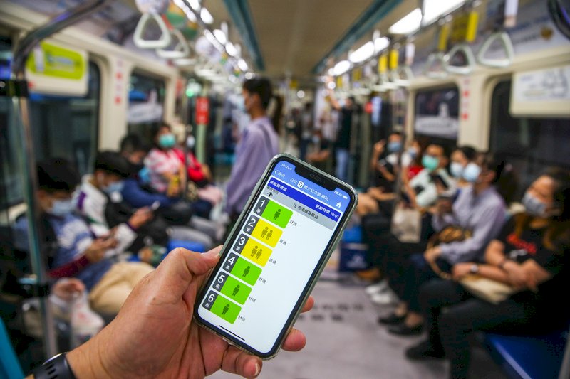 北捷研發車廂擁擠度告知功能 板南線試辦