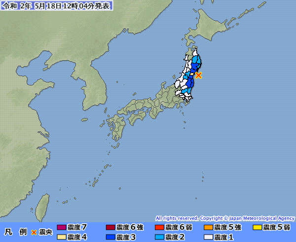 日本東北外海規模5.2淺層地震 無海嘯威脅