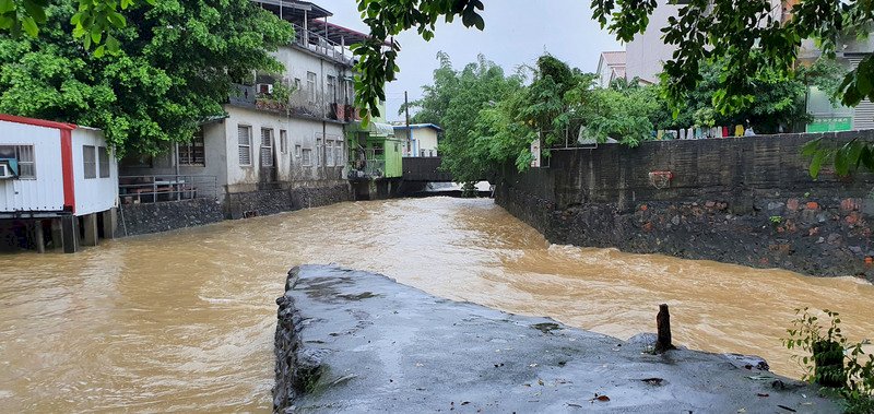 屏東下大雨  枋寮鄉淹水嚴重