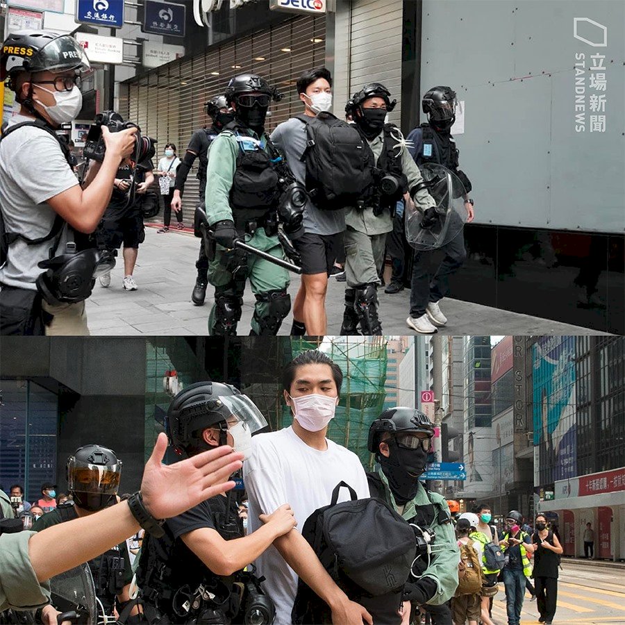 港立法會恢復討論國歌法 多地示威240人被捕