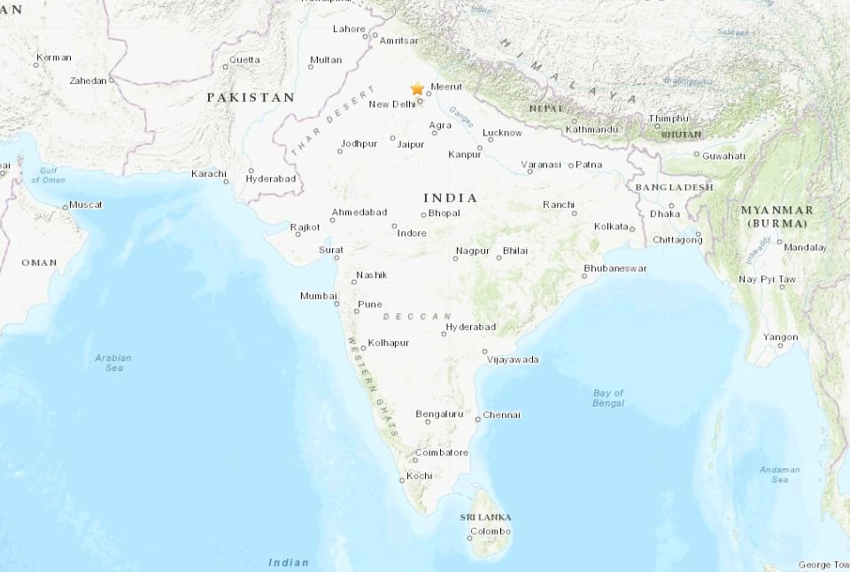 印度遭規模4.6地震侵襲 首都明顯感受晃動
