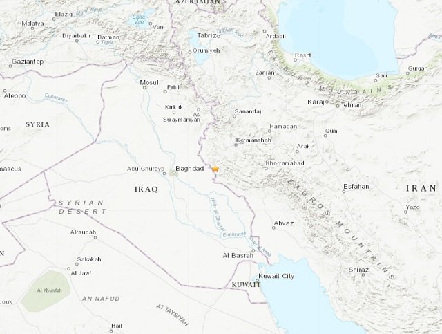 兩伊邊界6.3強震 屬極淺層地震